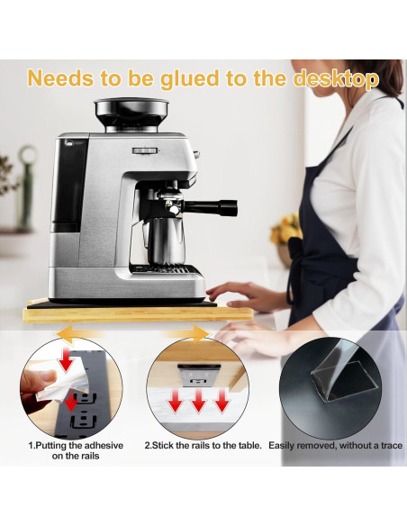 Bandeja Deslizante de Bambú MinBoo 40.64x33.02 cm para Cocina