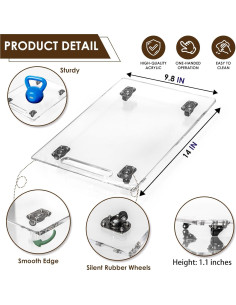 Bandeja Deslizante 360 BEZONO para Cafetera 35.6x24.9 cm 2