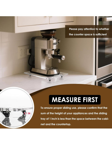 Bandeja Deslizante 360 BEZONO para Cafetera 35.6x24.9 cm