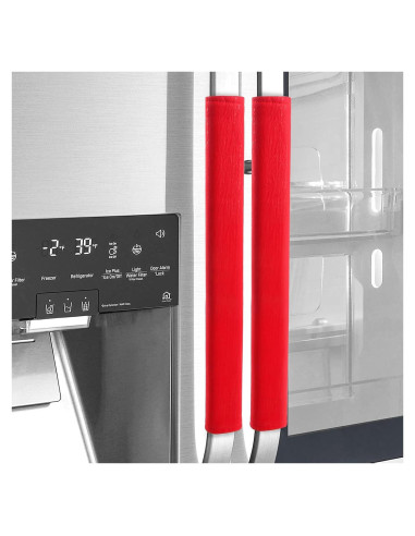 Cubiertas para Manijas de Refrigerador OUGAR8 - Impermeables, 2 Piezas 40x10 cm
