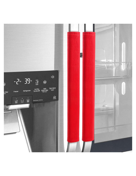 Cubiertas para Manijas de Refrigerador OUGAR8 - Impermeables, 2 Piezas 40x10 cm