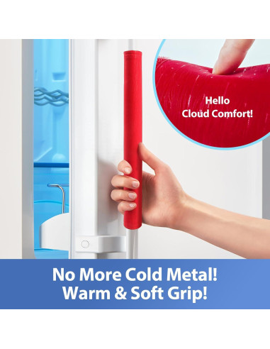 Cubiertas para Manijas de Refrigerador OUGAR8 - Impermeables, 2 Piezas 40x10 cm