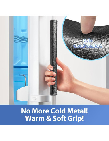 Cubiertas de Manijas de Refrigerador OUGAR8 - Impermeables, 2 Piezas