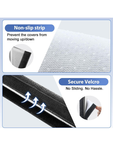 Cubiertas de Manijas de Refrigerador OUGAR8 - Impermeables, 2 Piezas