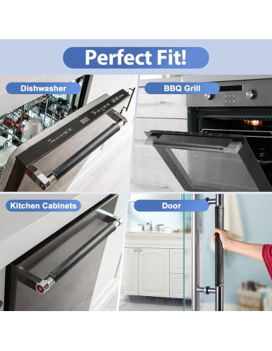 Cubiertas de Manijas de Refrigerador OUGAR8 - Impermeables, 2 Piezas