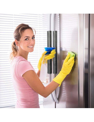 Cubiertas de Manijas de Refrigerador OUGAR8 - Impermeables, 2 Piezas
