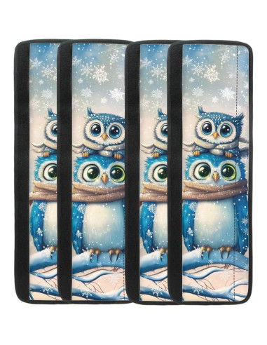 Juego de 2 fundas para manijas de refrigerador Suhoaziia - Diseño navideño