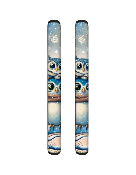 Juego de 2 fundas para manijas de refrigerador Suhoaziia - Diseño navideño Juego de 2 fundas para manijas de refrigerador Suhoaziia - Diseño navideño