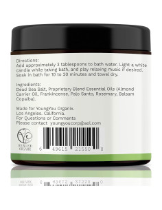Sal de Baño Detox del Mar Muerto YoungYou 450g - Limpieza Energética 2