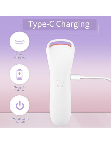 Rizador de Pestañas Eléctrico Acavado HUXING01 - Calentado, 2 Temperaturas