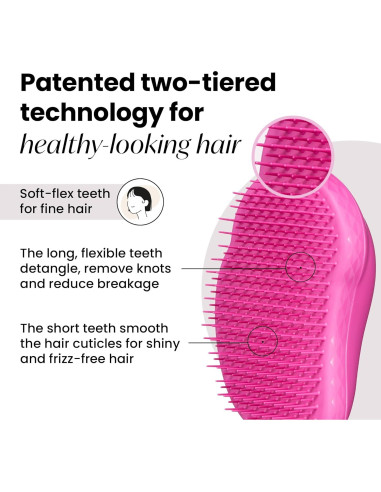 Cepillo Desenredante Tangle Teezer Fino y Frágil Lavanda
