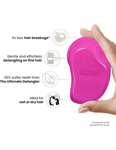 Cepillo Desenredante Tangle Teezer Fino y Frágil Lavanda
