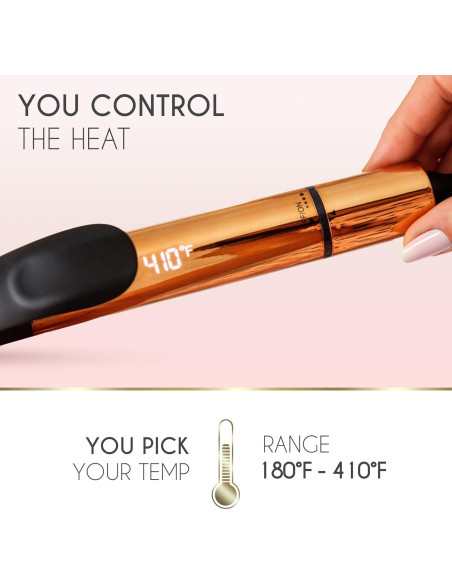 Rizador de Cabello ELLA BELLA 1 Pulgada Cerámica Profesional