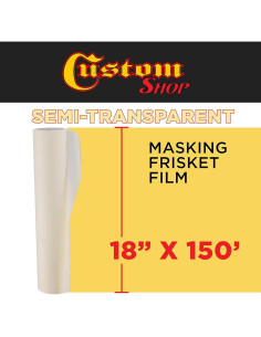 Film de Enmascarar Semi-Transparente Tienda Personalizada 45.72x45.72m 2