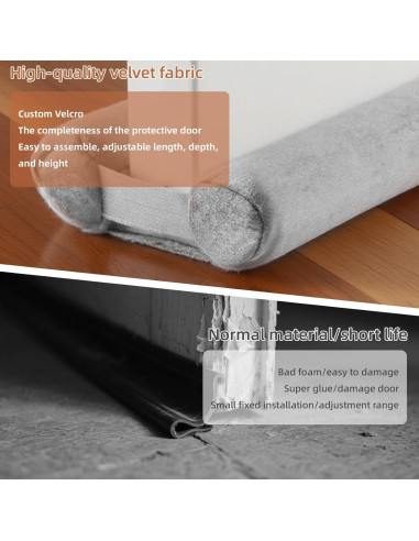 Tapón para puerta Amugret 30-36" Gris Aislante Acústico