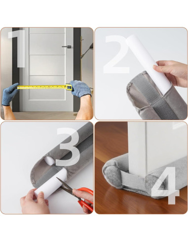 Tapón para puerta Amugret 30-36" Gris Aislante Acústico