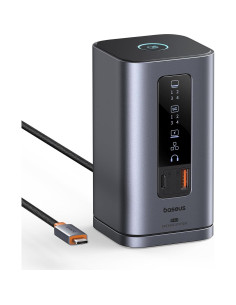 Baseus Estación de Acoplamiento 11 en 1 + Power Bank Magnético 10000mAh 2