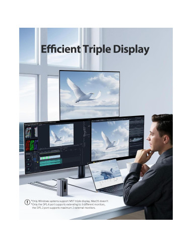 Baseus Estación de Acoplamiento 11 en 1 + Power Bank Magnético 10000mAh