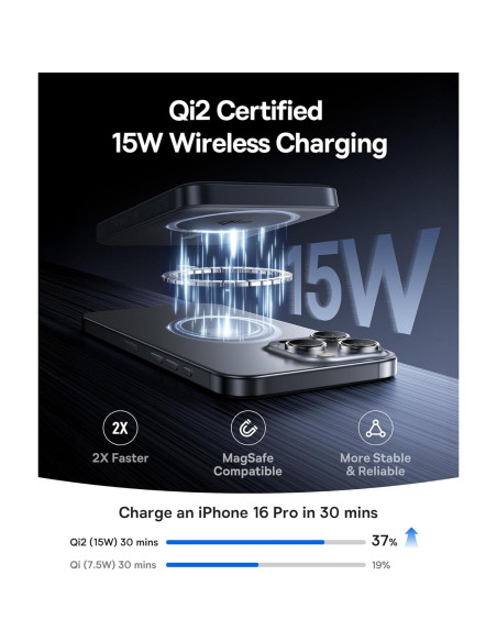 Baseus Estación de Acoplamiento 11 en 1 + Power Bank Magnético 10000mAh