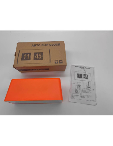 Reloj Flip Digital TourKing Retro Naranja 17.5x7.1cm