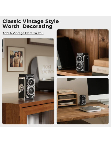 Cámara Digital Chocapt Retro TLR 12MP 1080P con Tarjeta 16GB