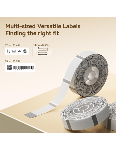 Cinta de Etiquetas Adhesivas NIIMBOT D110 3 Rollos 14x40mm