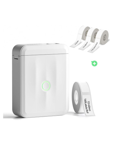 Máquina de Etiquetas NIIMBOT D110M con 3 Rollos 1.4x6 cm