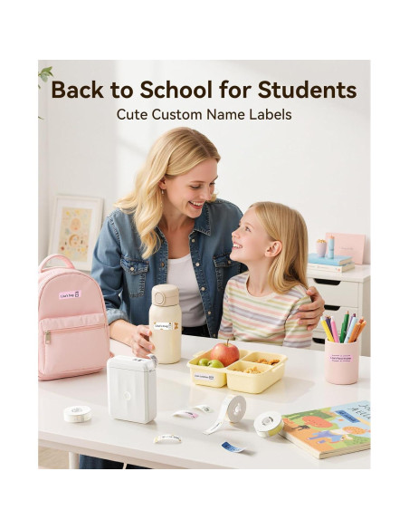 Máquina de Etiquetas NIIMBOT D110M con 3 Rollos 1.4x6 cm