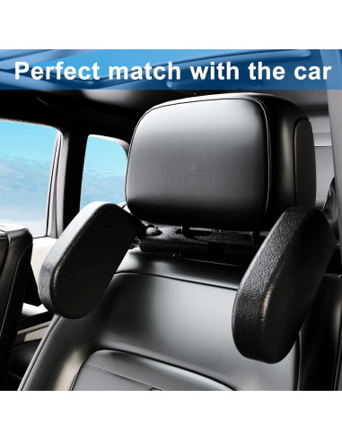 Almohada ajustable para reposacabezas Heapany - Negro