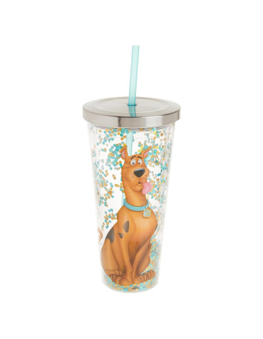 Vaso Acrílico Brillante Spoontiques 20 oz Scooby Doo Doble Pared