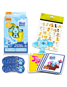 Juego de Cartas Blue's Clues con Figura y Stickers - Spin Master
