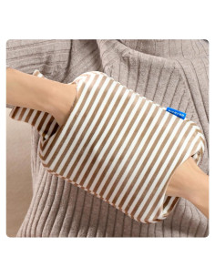 Botella de Agua Caliente DICEVER 2L con Funda Marrón