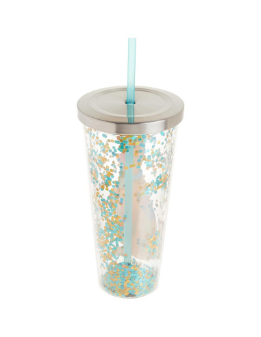 Vaso Acrílico Brillante Spoontiques 20 oz Scooby Doo Doble Pared