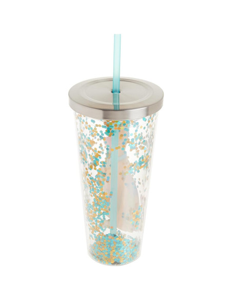 Vaso Acrílico Brillante Spoontiques 20 oz Scooby Doo Doble Pared