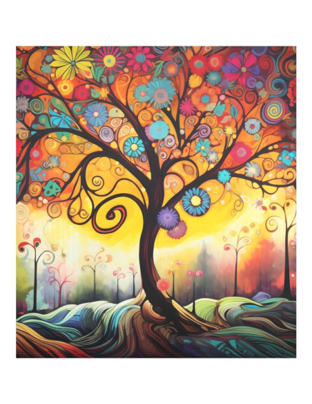 Cubierta Magnética para Lavavajillas BOENLE 58.42x66.04cm Árbol Abstracto