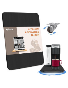 Bandeja Giratoria 360 Xykzra para Cafetera Negra 9.5x14"