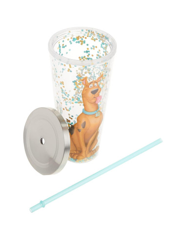 Vaso Acrílico Brillante Spoontiques 20 oz Scooby Doo Doble Pared