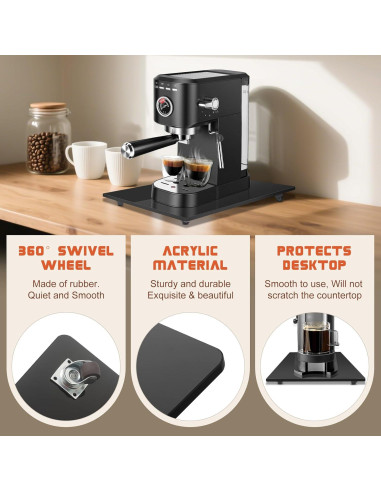 Bandeja Deslizante de Acrílico JAYOBGO 24.9x35.6cm Negra