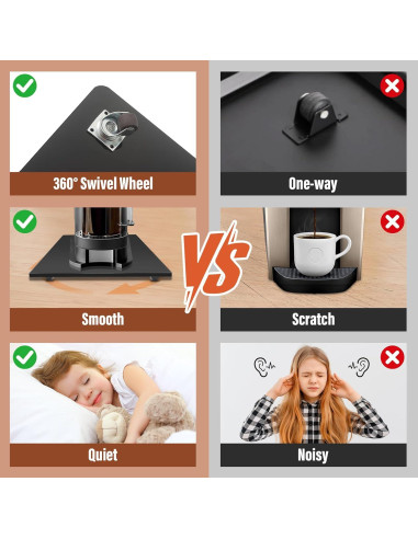 Bandeja Deslizante de Acrílico JAYOBGO 24.9x35.6cm Negra