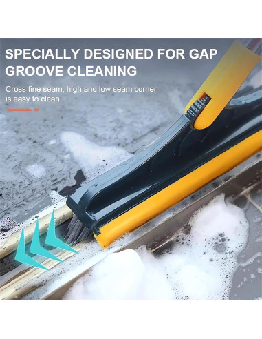 Cepillo de limpieza 2 en 1 Webahow con raspador - Verde