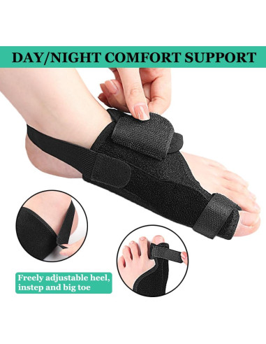 Corrector de Juánete YHOUMEW Pie Izquierdo Ajustable Alivio Dolor