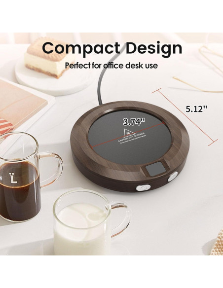 Calentador de Tazas Coanto CW001 con 3 Temperaturas y Apagado Automático