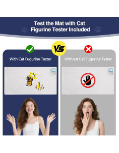 Alfombra de Choque PAPARELA 56x36cm para Entrenamiento de Mascotas 2