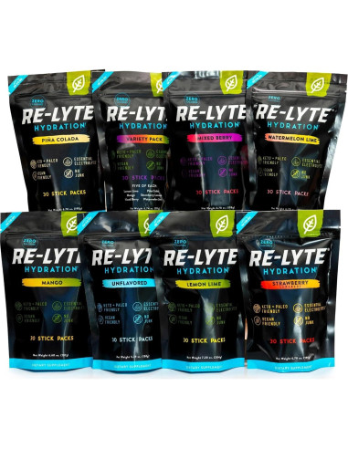 REDMOND Re-Lyte Bebida Electrolítica en Polvo Limón Lima 30 Stick