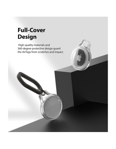 Funda Protectora Ringke Slim para AirTag - Transparente 4 Pzas