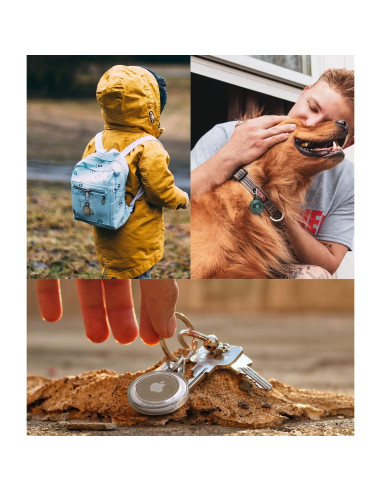 Funda Protectora Ringke Slim para AirTag - Transparente 4 Pzas