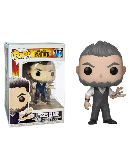 Figura de Vinilo Funko Ulysses Klaue Black Panther + Protector