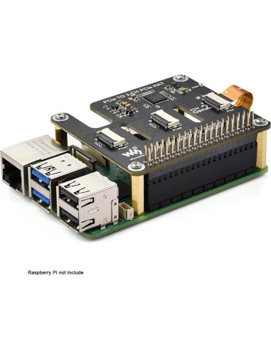 Adaptador PCIe Coolwell para Raspberry Pi 5 - 2-CH FFC