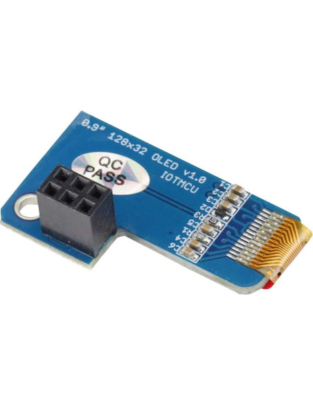 Pantalla OLED 0.91" I2C 128x32 Azul para Raspberry Pi