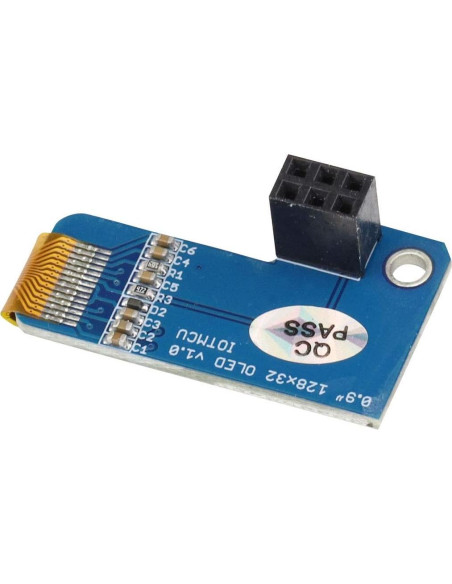 Pantalla OLED 0.91" I2C 128x32 Azul para Raspberry Pi